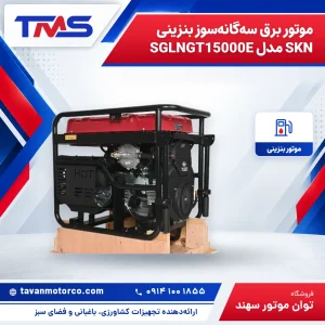 موتور برق سه‌گانه‌سوز بنزینی SKN مدل SGLNGT15000E